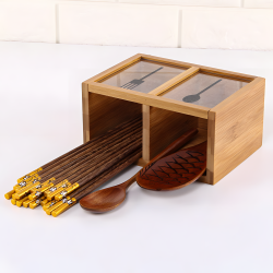 Wooden Spoon Holder